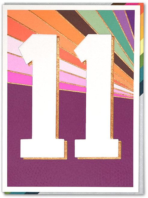 11th Birthday Card - Jamboree Age 11 By Paper Salad