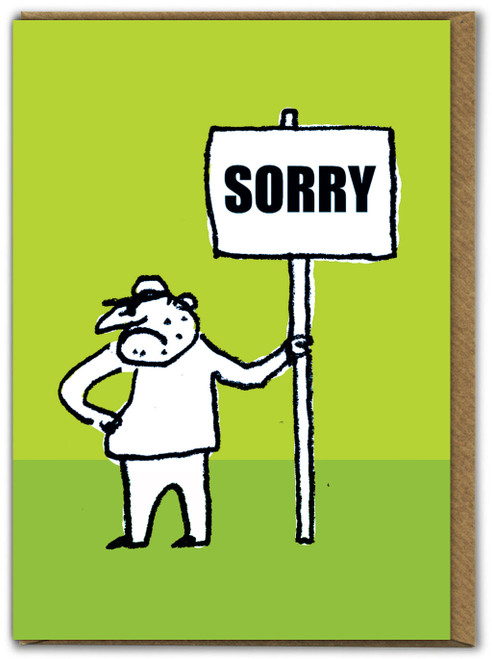 Funny Sorry Card - Sorry By Modern Toss
