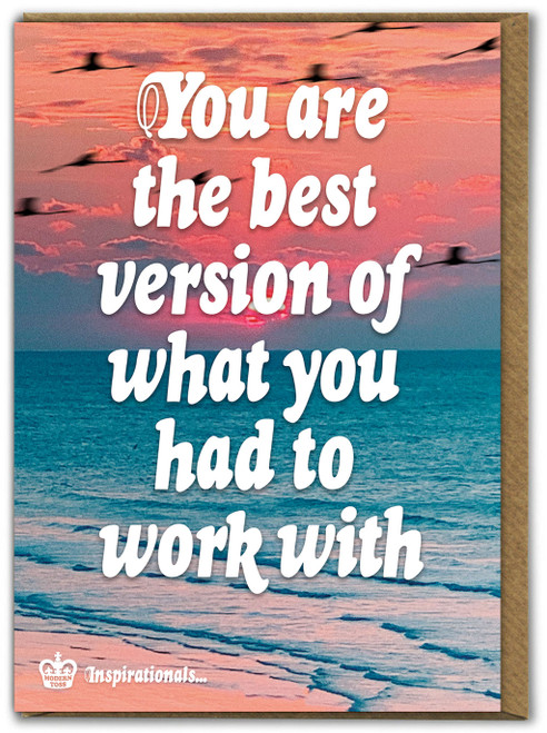 Funny Birthday Card Best Version By Modern Toss