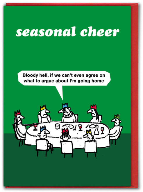 Funny Christmas Card Argument By Modern Toss