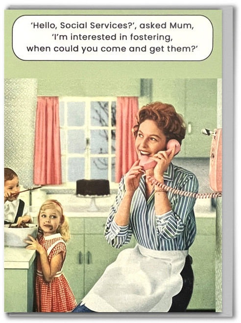 Funny Birthday Card Fostering By Go La La