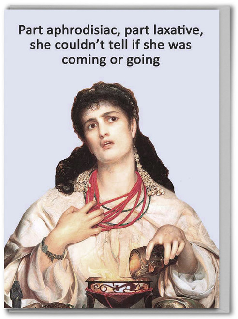 Rude Birthday Card Coming Or Going By Go La La