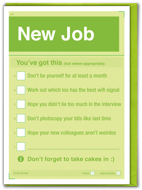 Funny New Job Card - You've Got This...