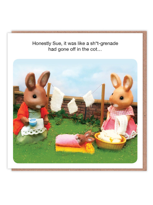 Rude Birthday Card Sh*t Grenade By Forest_Fr1ends