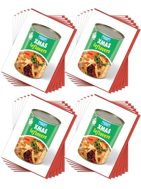 Funny Christmas Card Pack (A6) Xmas Leftovers By Modern Toss