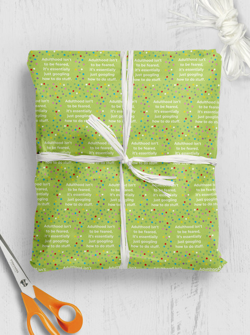 Funny Gift Wrap - Google Stuff Wrapping Paper
