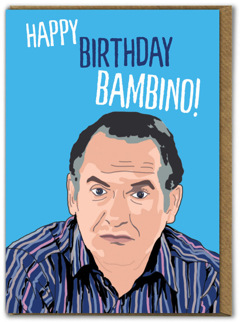 Funny Son Birthday Card - Bambino Son By Brainbox Candy