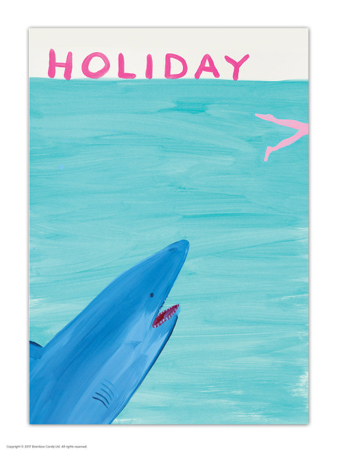 Holiday David Shrigley Postcard