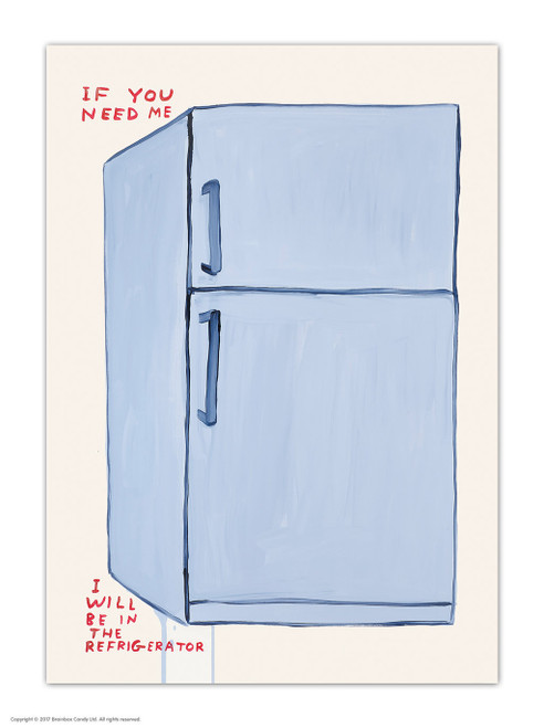 If You Need Me David Shrigley Postcard