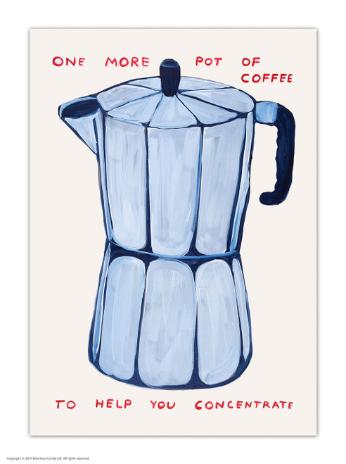 Pot Of Coffee David Shrigley Postcard