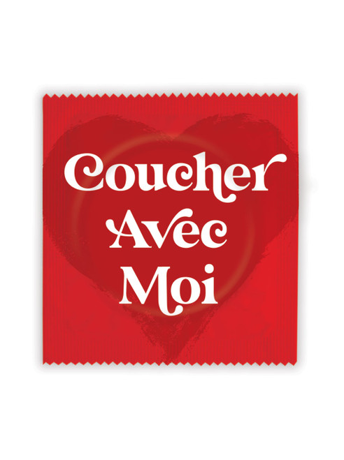 Funny Novelty Condom Coucher Avec Moi (Sleep With Me)