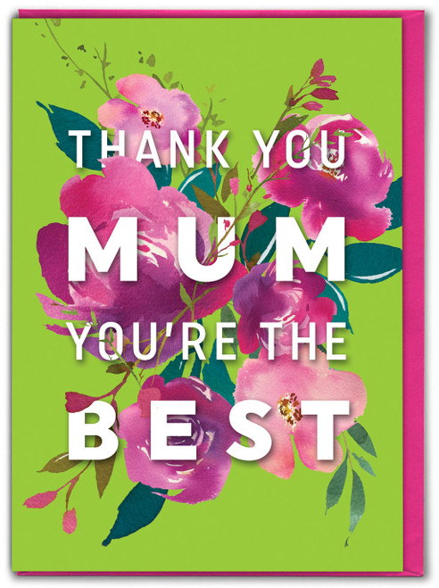 Brainbox Candy Thank You Karte – 5x7 Zoll, Blanko Innen – Witzig & In UK Designed