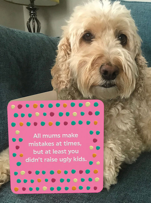 Funny Embossed Mother's Day Card Ugly Kids