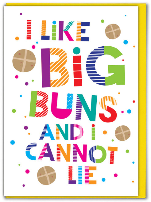 Funny Easter Card I Like Big Buns