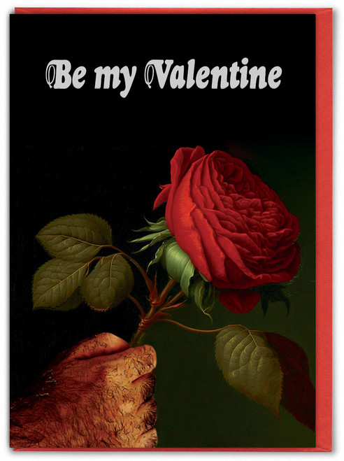 Funny Valentines Card Hairy Hand By Modern Toss