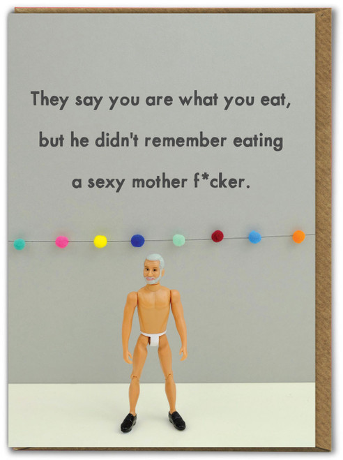 Rude Birthday Card You Are What You Eat By Bold and Bright
