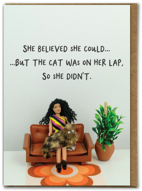 Funny Birthday Card She Believed She Could By Bold and Bright