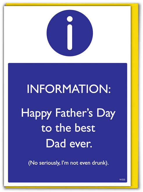 Funny Father's Day Card I'm Not Even Drunk