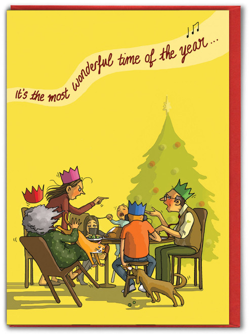 Funny Christmas Card - Wonderful Time Of The Year By Bryony Walters