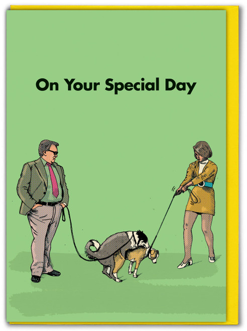 Funny Birthday Card - Dirty Dog By Modern Toss