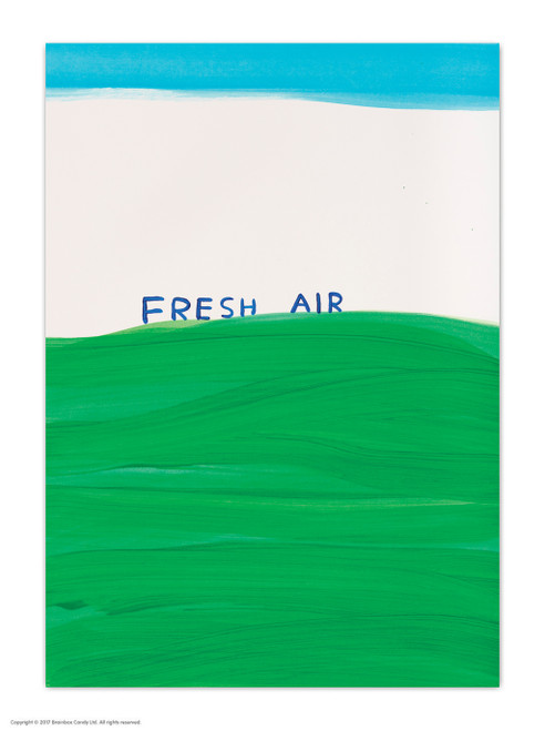 Fresh Air David Shrigley Postcard