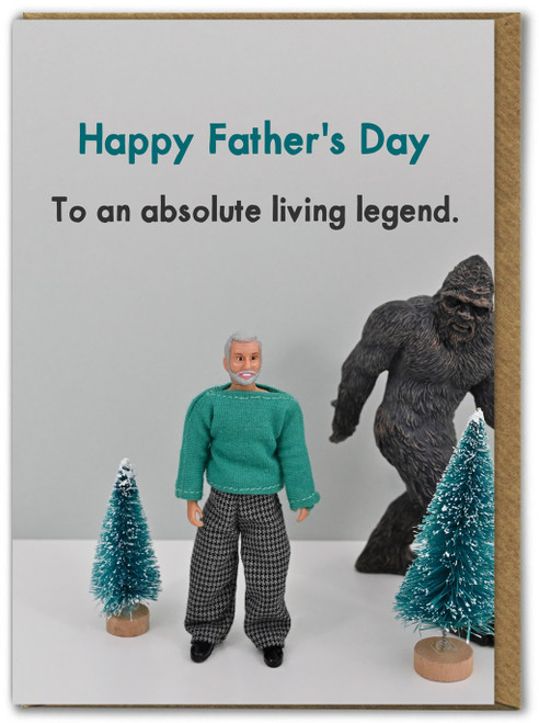 Funny Father’s Day Card Father Legend By Bold & Bright