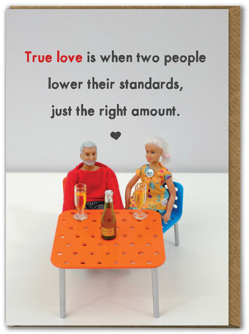 Funny Anniversary Card True Love By Bold & Bright