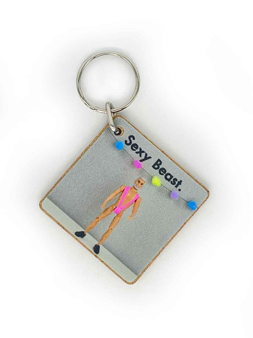 Funny Keyring Sexy Beast By Bold and Bright