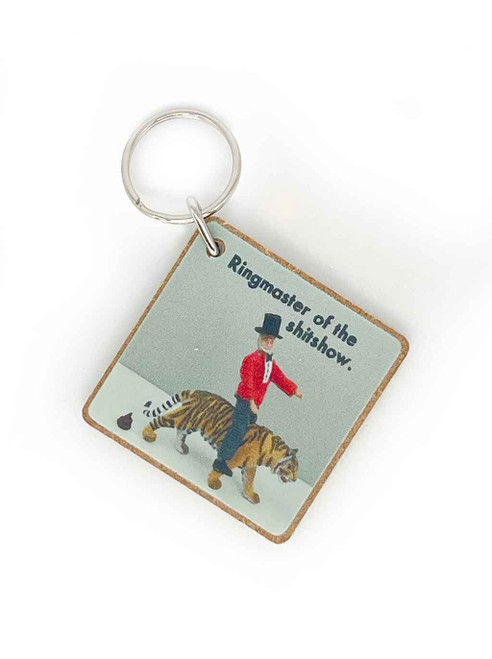 Funny Keyring Ringmaster By Bold and Bright