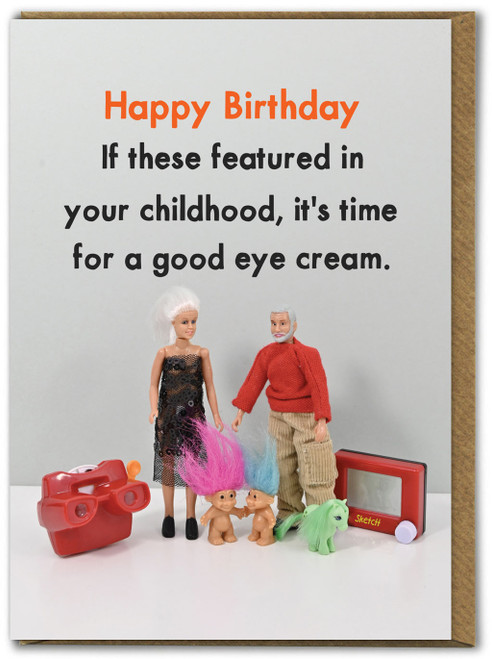 Funny Birthday Card Retro Bday By Bold & Bright