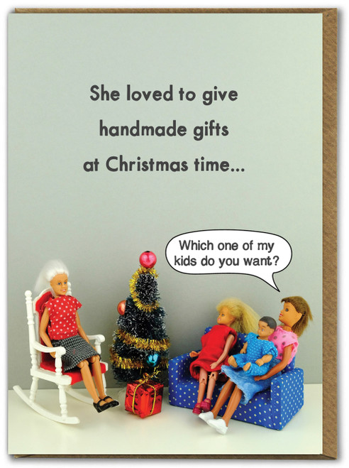 Funny Christmas Card Handmade Gifts By Bold & Bright