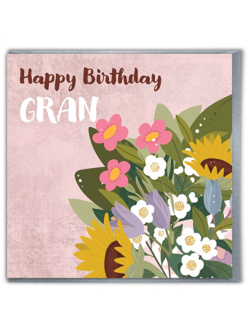 Happy Birthday Gran Card