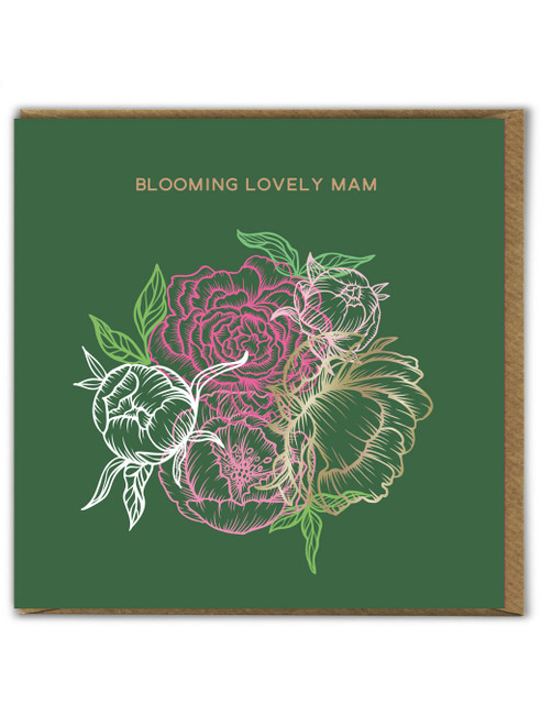 Pretty Mother's Day Card - Blooming Lovely Mam