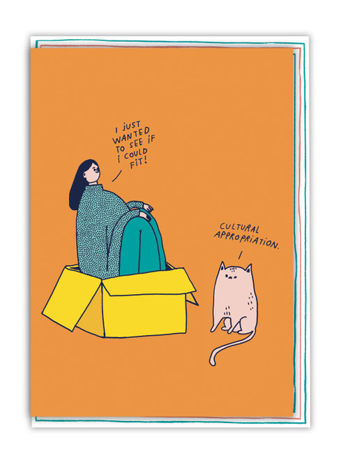 Funny Cultural Appropriation Birthday Card By Majasbok