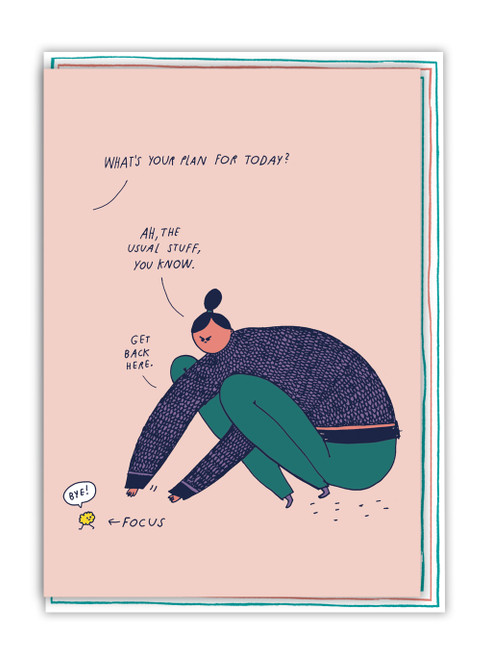 Funny Get Back Here Birthday Card By Majasbok