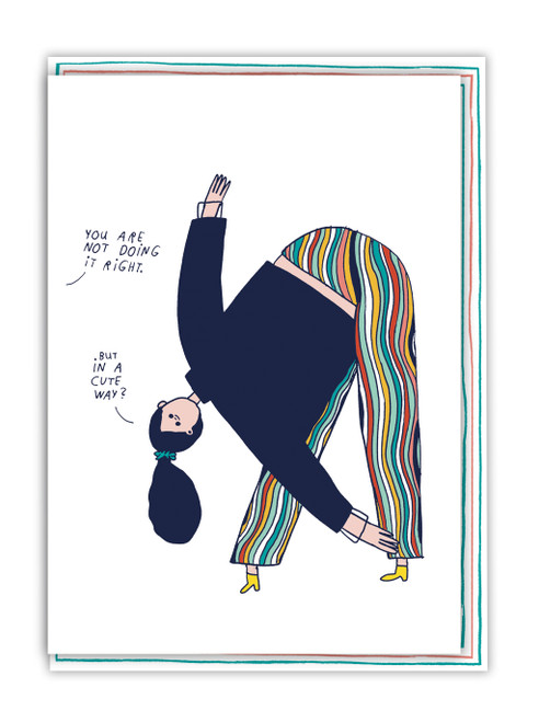 Funny In A Cute Way Birthday Card By Majasbok