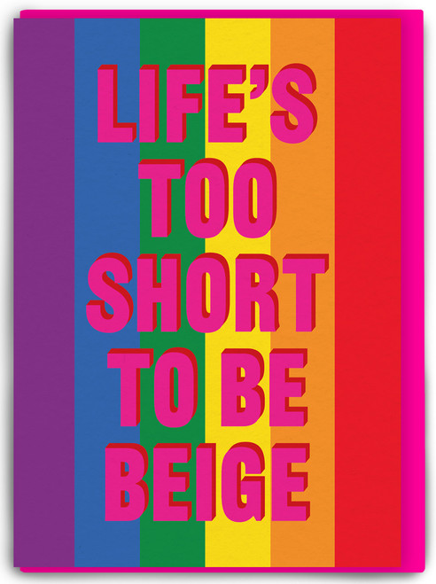Funny Life's Too Short Birthday Card By Real Hackney Dave