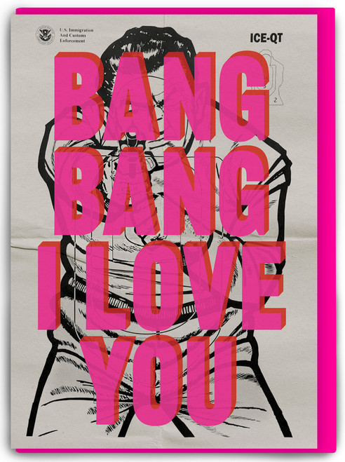 Funny Bang Bang I Love You Valentine’s Day Card By Real Hackney Dave