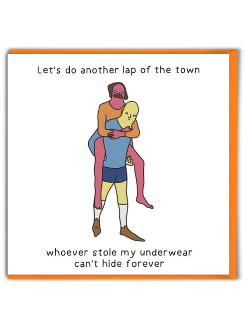 Funny Stole My Underwear Birthday Card By Otherwhats