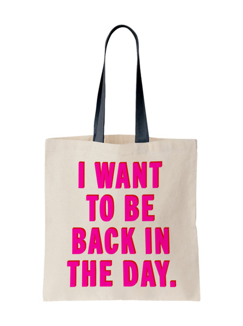 Pre-Order Now! Back In The Day Tote Bag By Real Hackney Dave