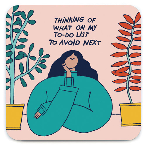 Funny Coaster - To Do List By Majasbok