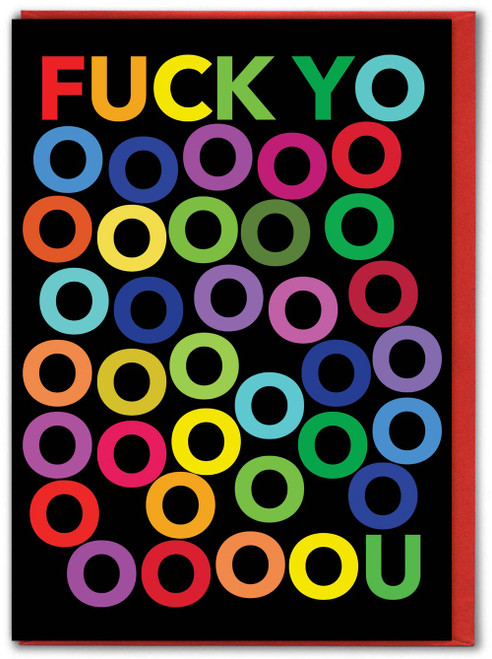 Funny Birthday Card - Fuck You By Hayden Kays