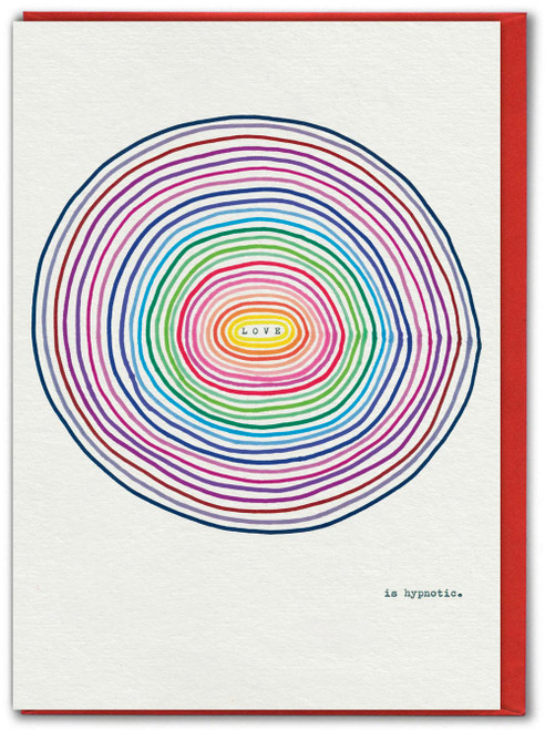 Valentines Card - Love Is Hypnotic By Hayden Kays