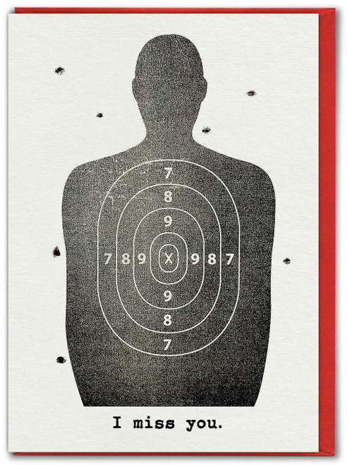 Funny Missing You Card - I Miss You By Hayden Kays