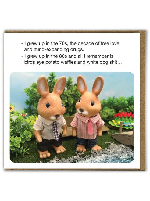 Rude Birthday Card I Grew Up In The 80s By Forest_Fr1ends