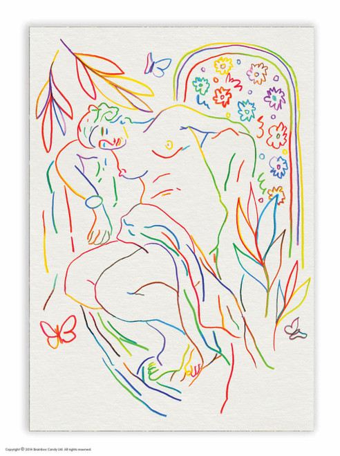 She Is The Garden Hayden Kays Postcard