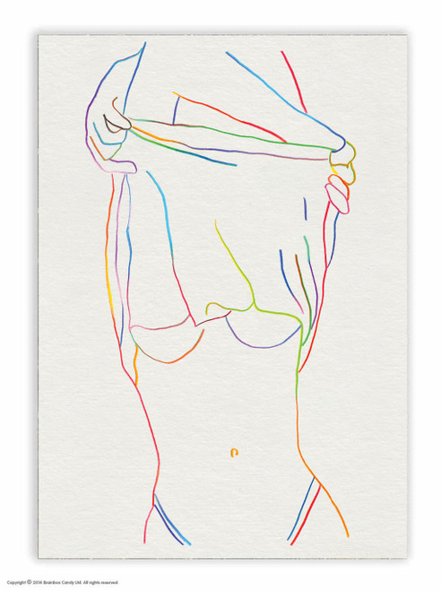 Rainbow Top Hayden Kays Postcard