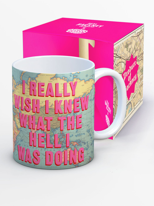 Funny Boxed Mug Wish I Knew What I Was Doing By Real Hackney Dave