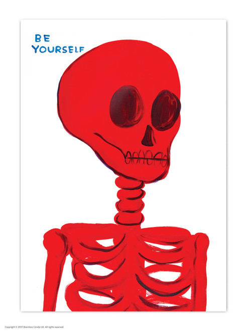 Be Yourself David Shrigley Postcard