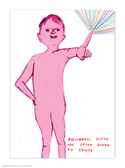 Powerful Gifts David Shrigley Postcard